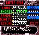 une photo d'Ã©cran de Blade sur Nintendo Game Boy Color